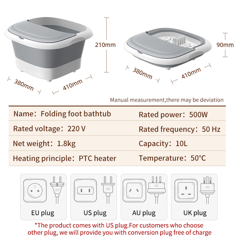 Electric Foot Spa with Constant Temperature Heating