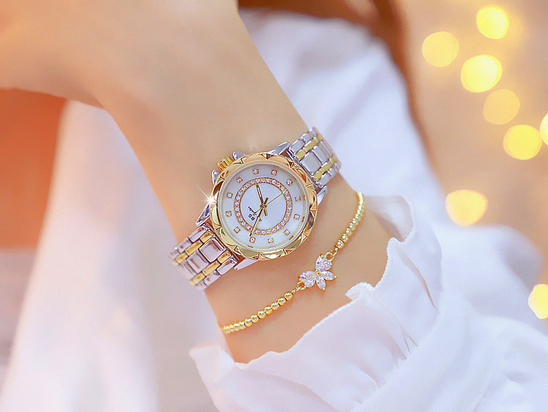 Luxury Diamond Link Women’s Watch