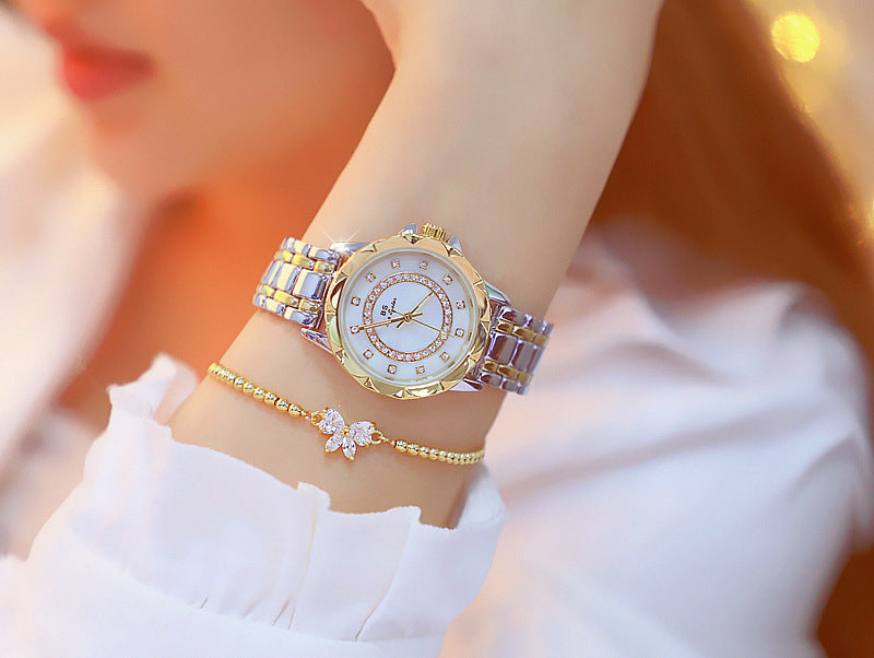 Luxury Diamond Link Women’s Watch