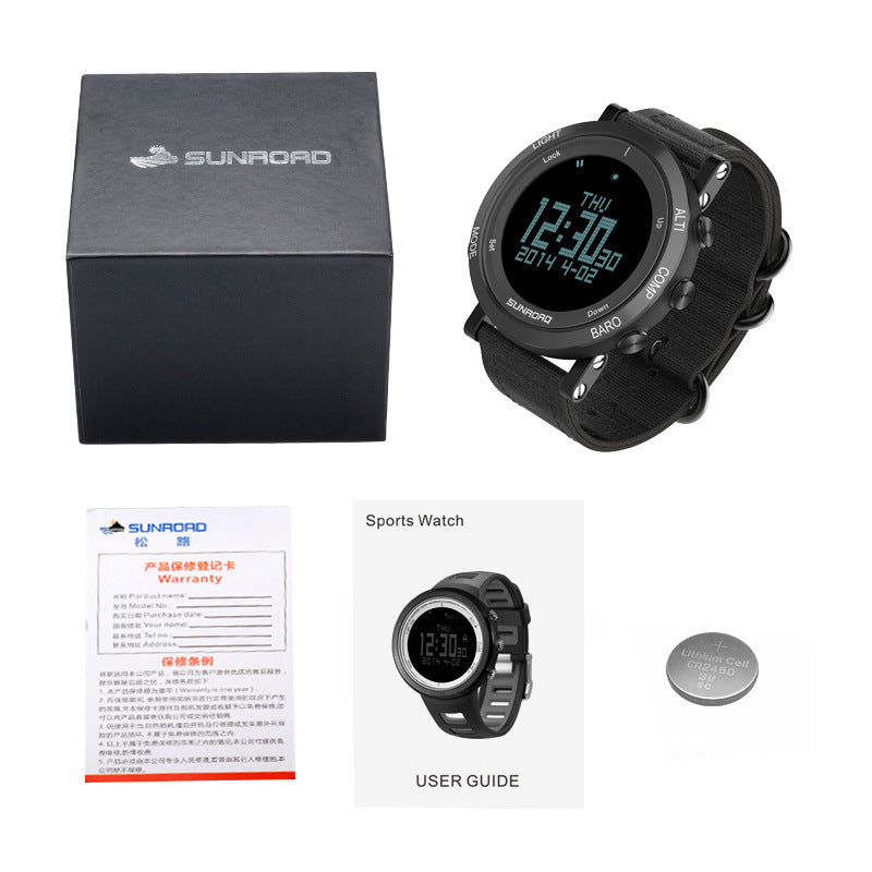 Multifunctional Outdoor Watch With Compass