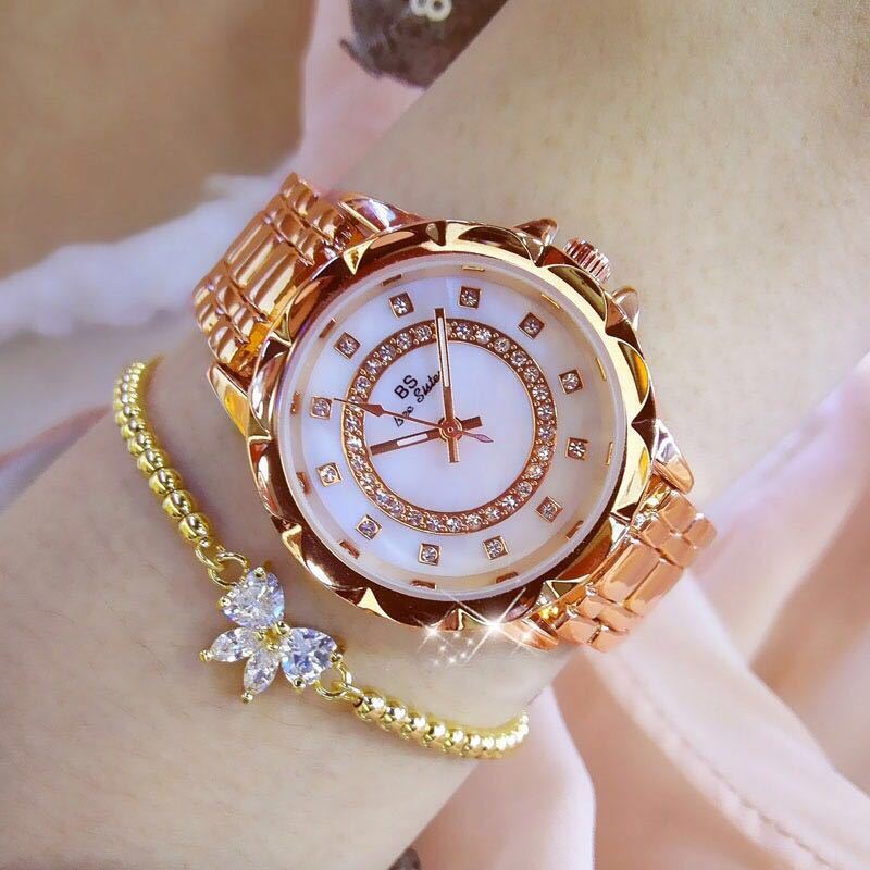 Luxury Diamond Link Women’s Watch