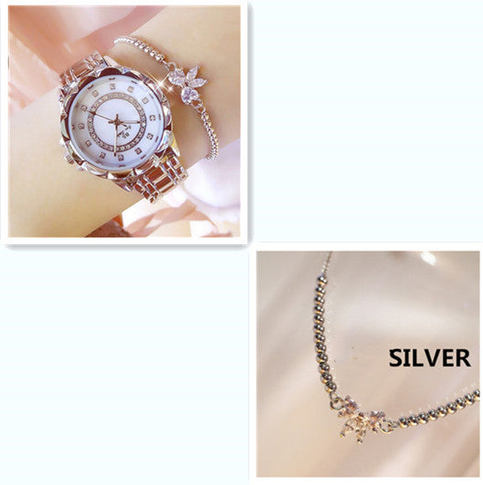 Luxury Diamond Link Women’s Watch