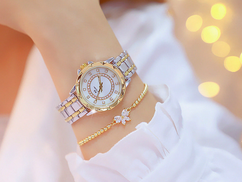 Luxury Diamond Link Women’s Watch