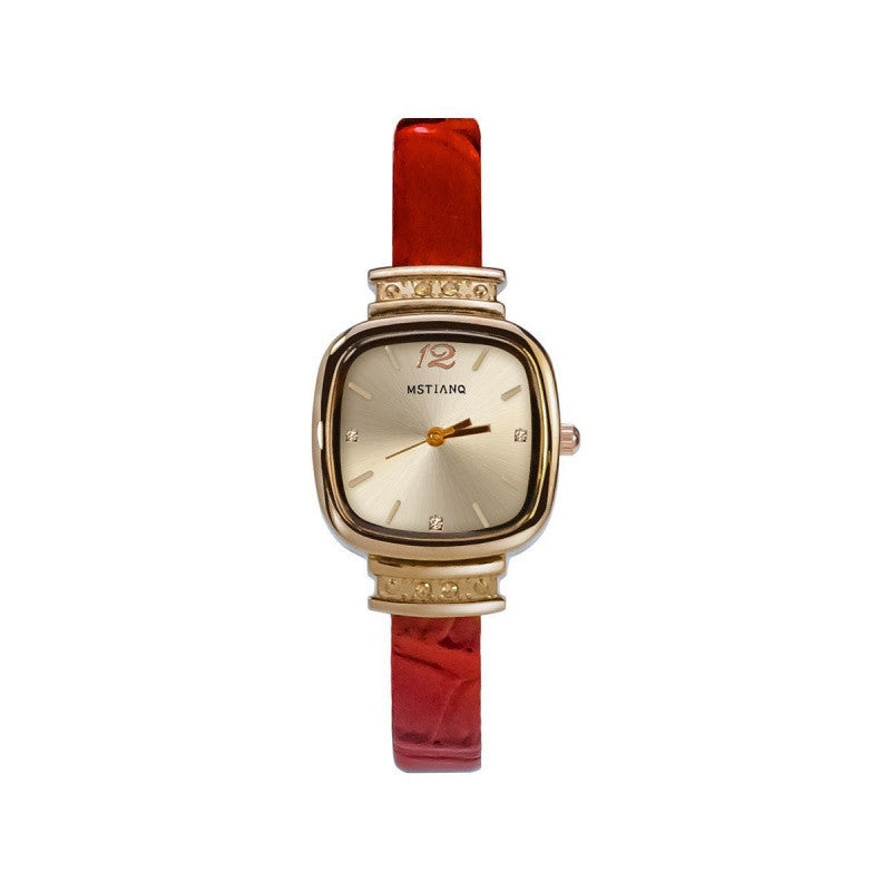 Retro Minimal Square Women's Watch