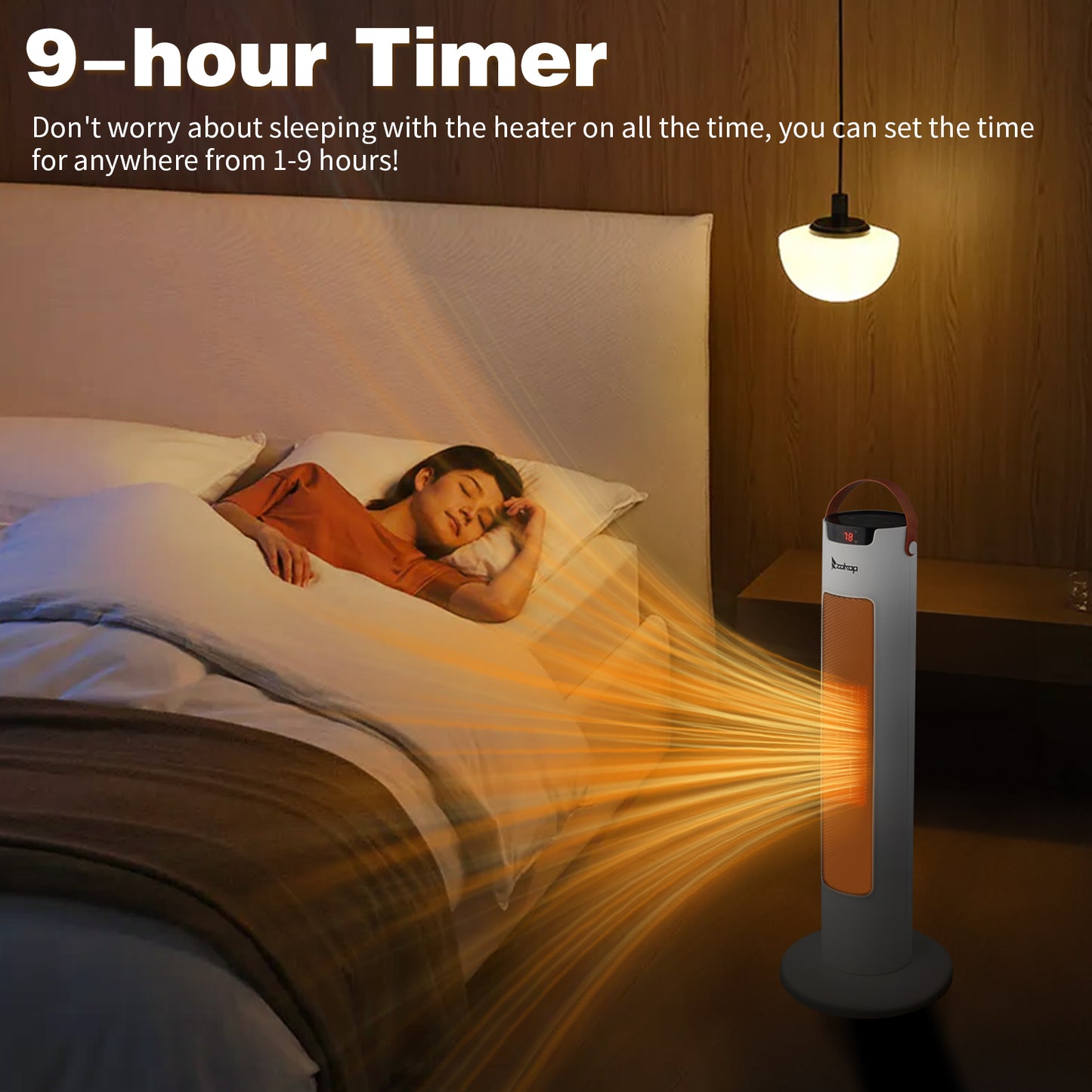 Smart Tower Heater with WiFi & Remote Control