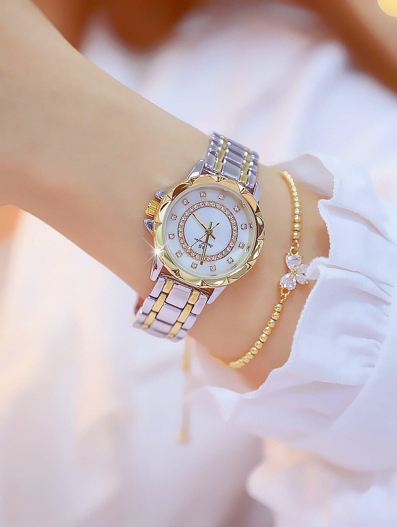 Luxury Diamond Link Women’s Watch