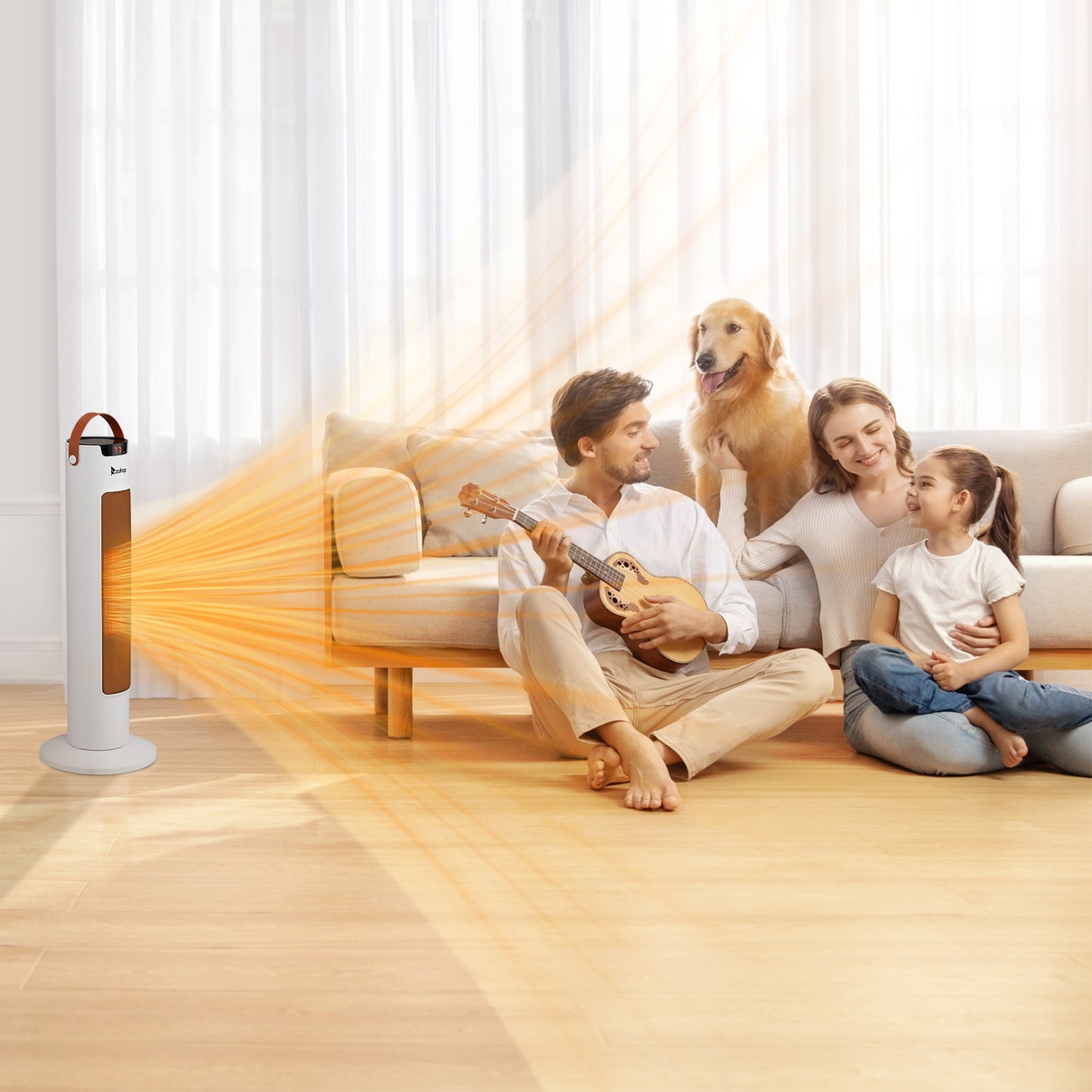 Smart Tower Heater with WiFi & Remote Control