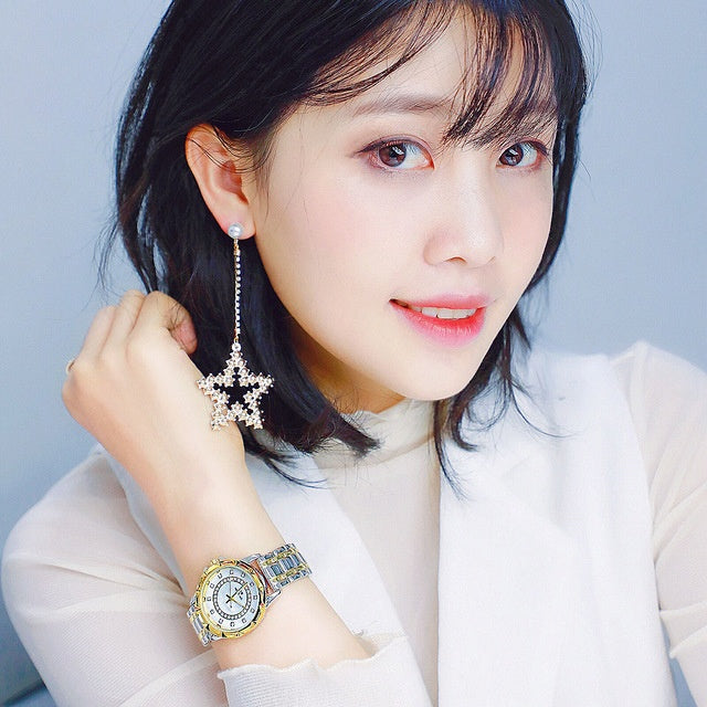 Luxury Diamond Link Women’s Watch