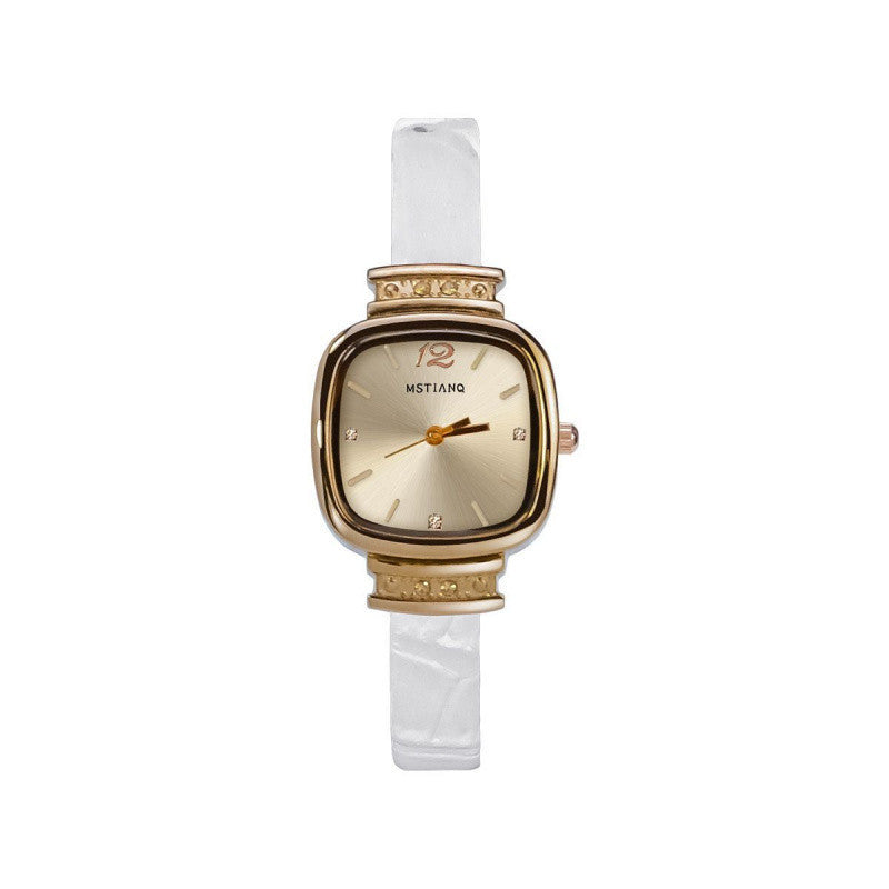 Retro Minimal Square Women's Watch