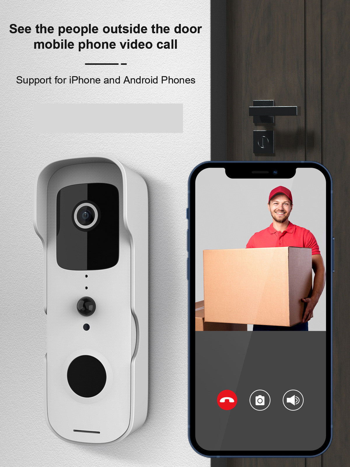 Smart Video Doorbell with WiFi & Mobile Monitoring