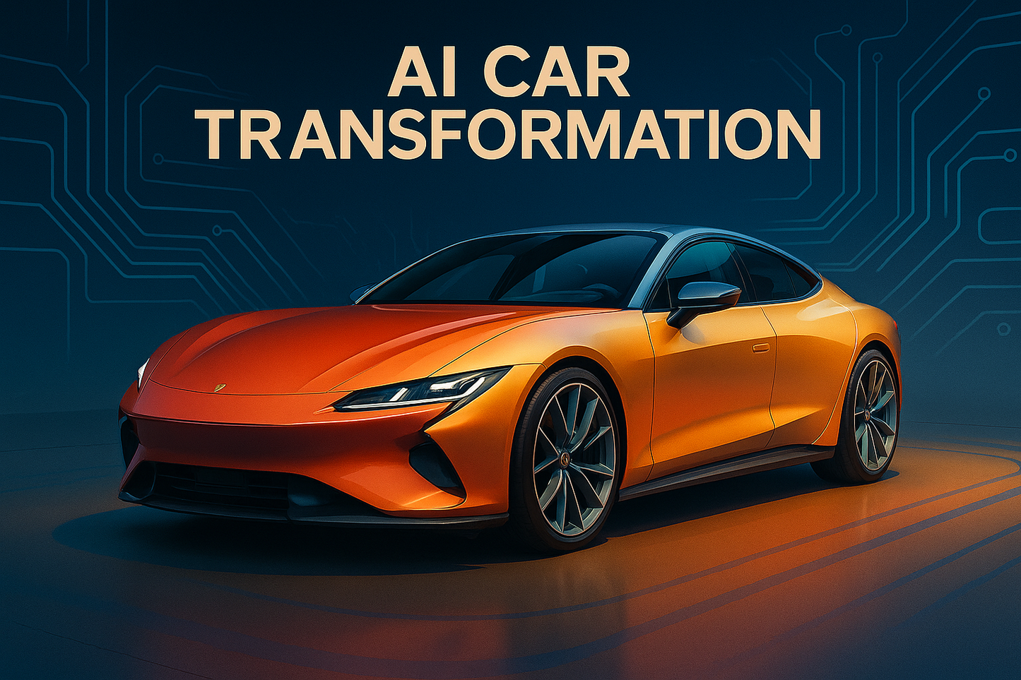 AI Car Transformation — Premium Digital Artwork