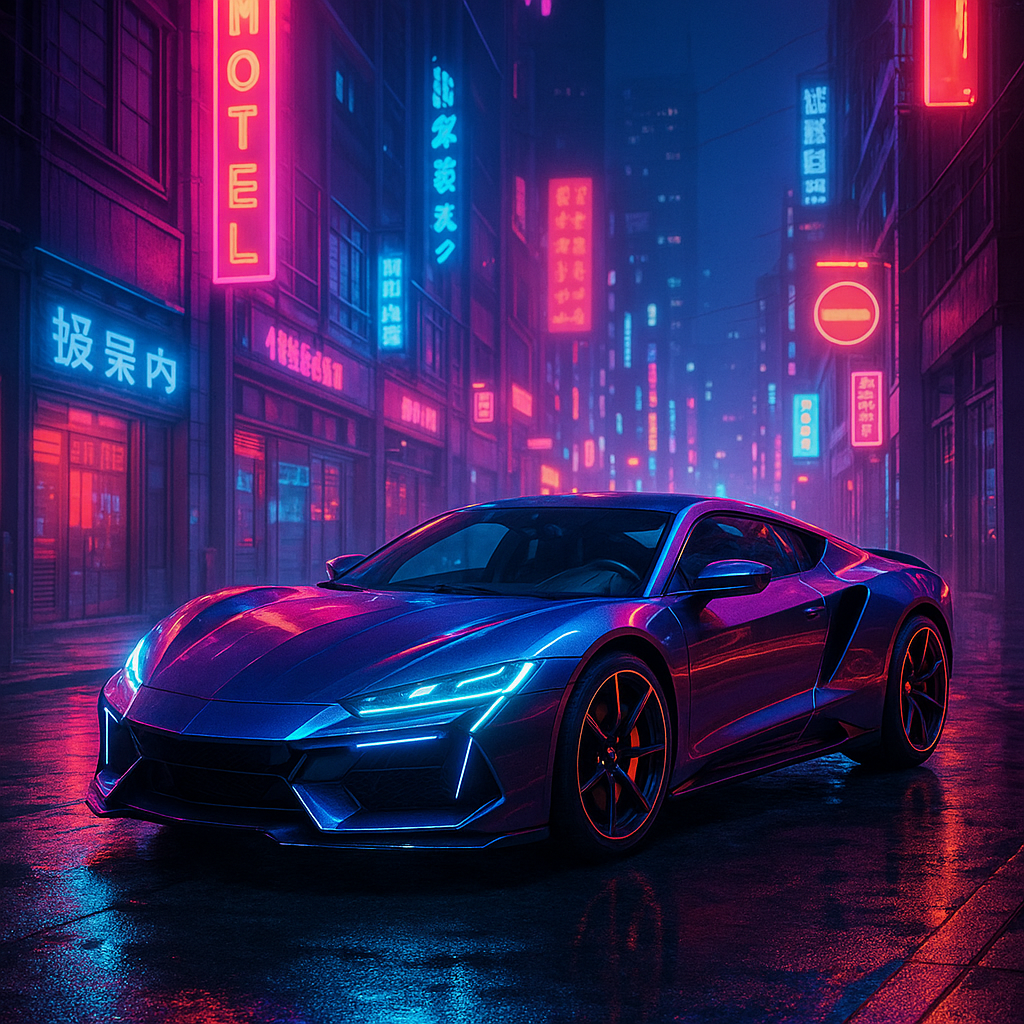 AI Car Transformation — Premium Digital Artwork