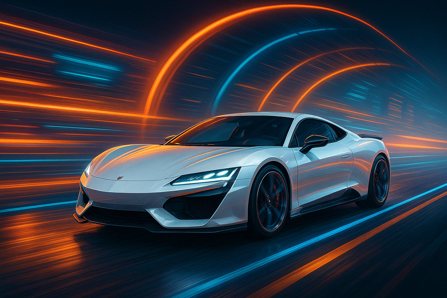 AI Car Transformation — Premium Digital Artwork