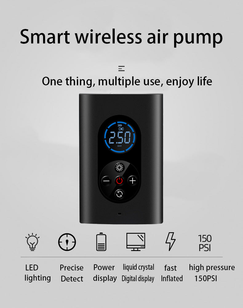 Smart Wireless Car Air Pump