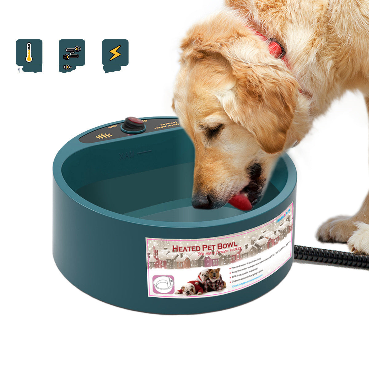 Smart Heated Pet Bowl – Constant Temperature